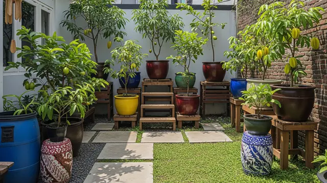 9 Ide Kebun Buah Mini Belakang Rumah Model Urban Farming Modern, Taman Estetis Penuh Hasil