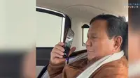 Presiden Macron secara langsung menghubungi Prabowo melalui saluran telepon untuk memberikan apresiasi dan kebanggaan atas pidato di Sidang Umum PBB. (Foto: Instagram @sekretariat.kabinet).
