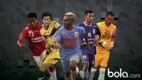Terens Owang Priska Puhiri, Bayu Gatra, Dimas Galih Pratama, Syakir Sulaiman, Rizky Pellu (Bola.com/Rudi Riana)