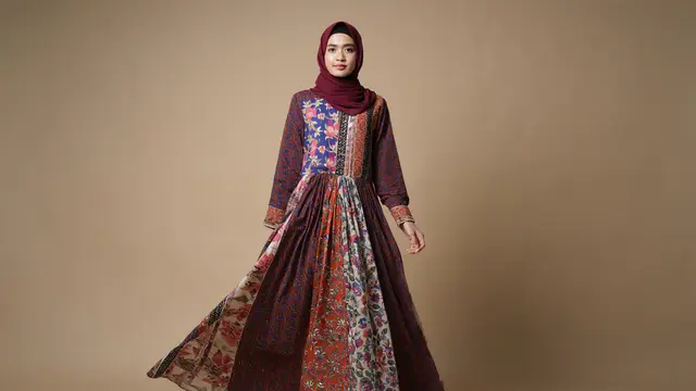 Model Baju Gamis Terbaru 2025/Ilustrasi gambar oleh AI