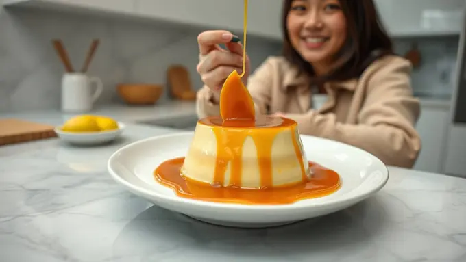 resep puding karamel