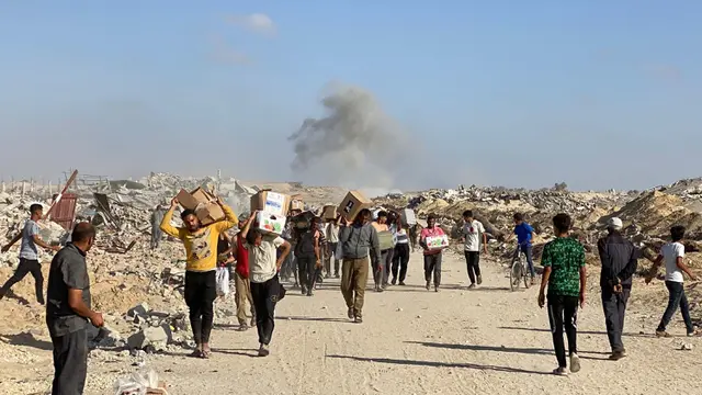 Tembakan Israel Picu Kericuhan saat Warga Gaza Serbu Pusat Bantuan Kemanusiaan