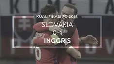 Video highlights kualifikasi PD 2018 antara Slovakia melawan Inggris yang berakhir dengan skor 0-1.