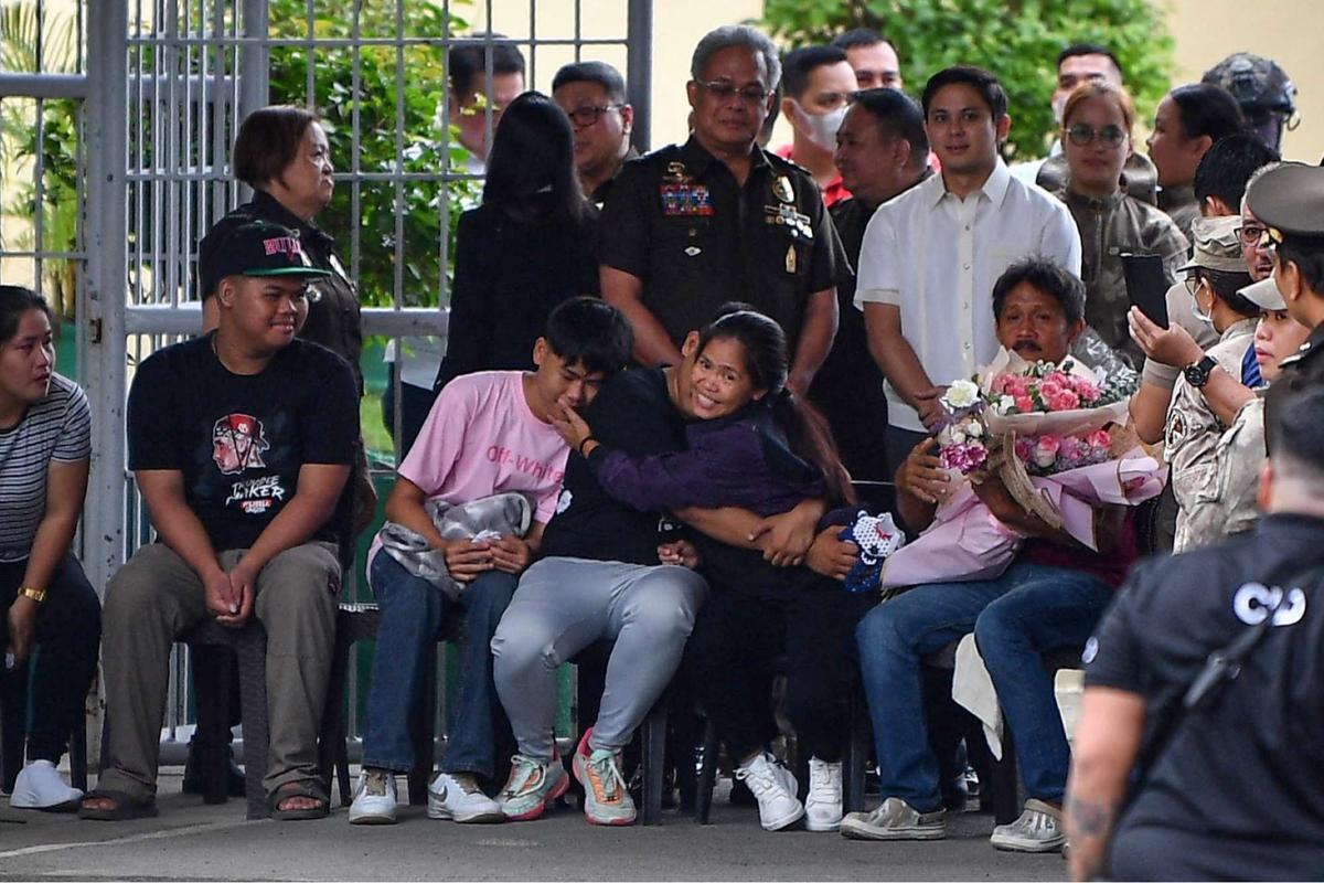 Mary Jane Veloso tiba di Filipina