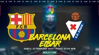 La Liga: Barcelona vs Eibar. (Bola.com/Dody Iryawan)