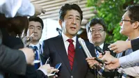 Perdana Menteri Jepang Shinzo Abe (Muneyuki Tomari/Kyodo News via AP)
