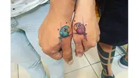 Ide Tato Couple Ini Cocok Untuk Kamu dan Pasangan (sumber: Boredpanda)