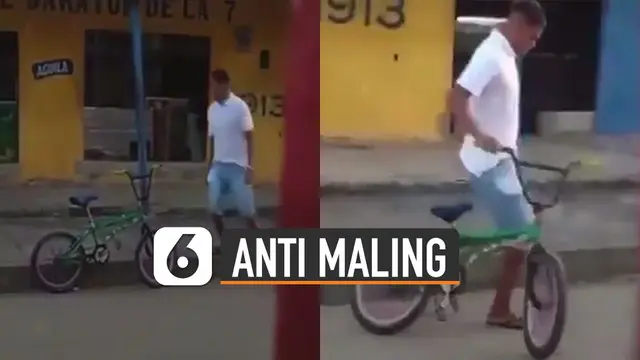 Video tutorial lucu cara agar sepeda tidak dimaling ini menarik perhatian.