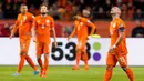 Belanda yang bertabur bintang gagal lolos ke Piala Eropa 2016. Peringkat ketiga Piala Dunia 2014 itu gagal bersaing dengan Ceko, Islandia dan Turki. (EPA/Koen Van Weel)