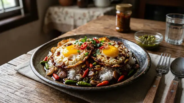 Telur Ceplok Kecap Pedas