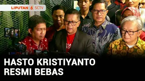VIDEO: Keluar dari Rutan KPK, Hasto Berterima Kasih Kepada Prabowo