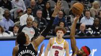 Victor Wembanyama membuat Warriors mati kutu pada lanjutan NBA 2024/2025 (AFP)