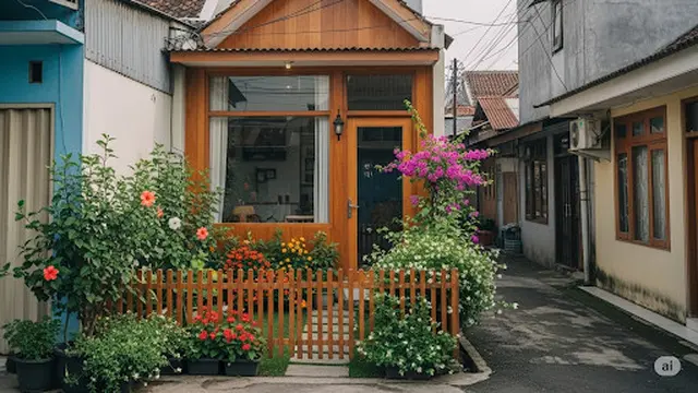 Rumah Kecil Berkonsep Cottage