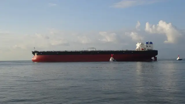 Kapal tanker VLCC Pertamina Pride milik PT Pertamina International Shipping berhasil melintasi Selat Hormuz. (Dok PIS)