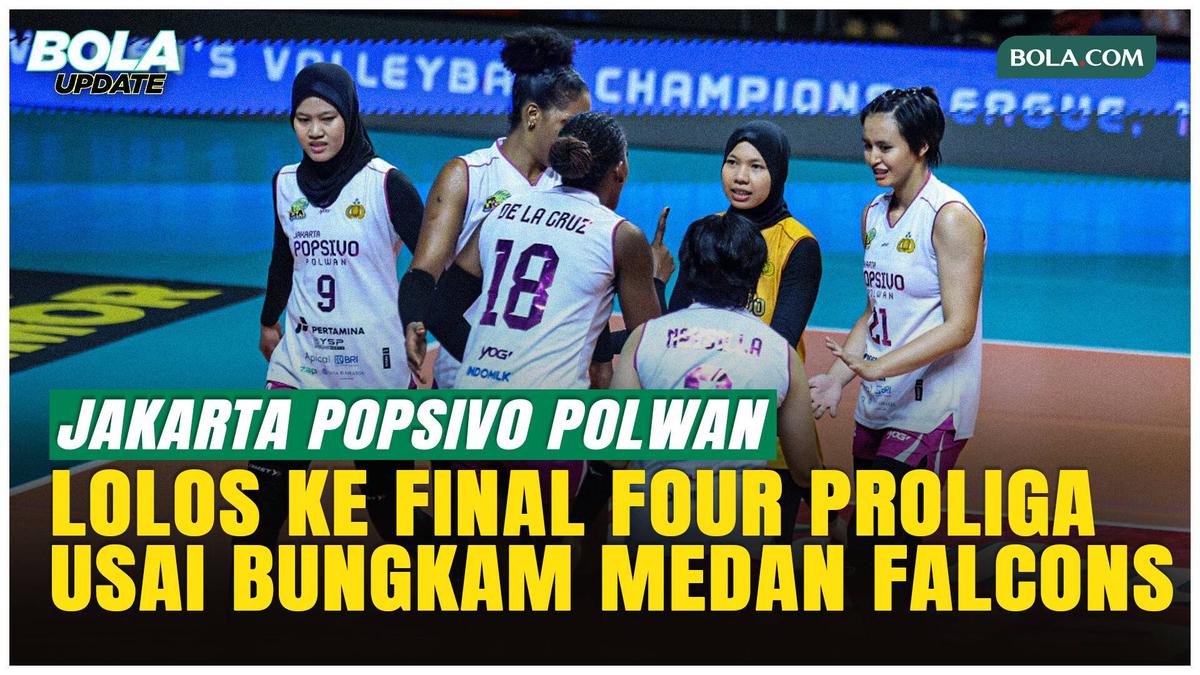 Jakarta Popsivo Polwan Lolos Final Four Proliga 2026 Usai Kalahkan Medan Falcons