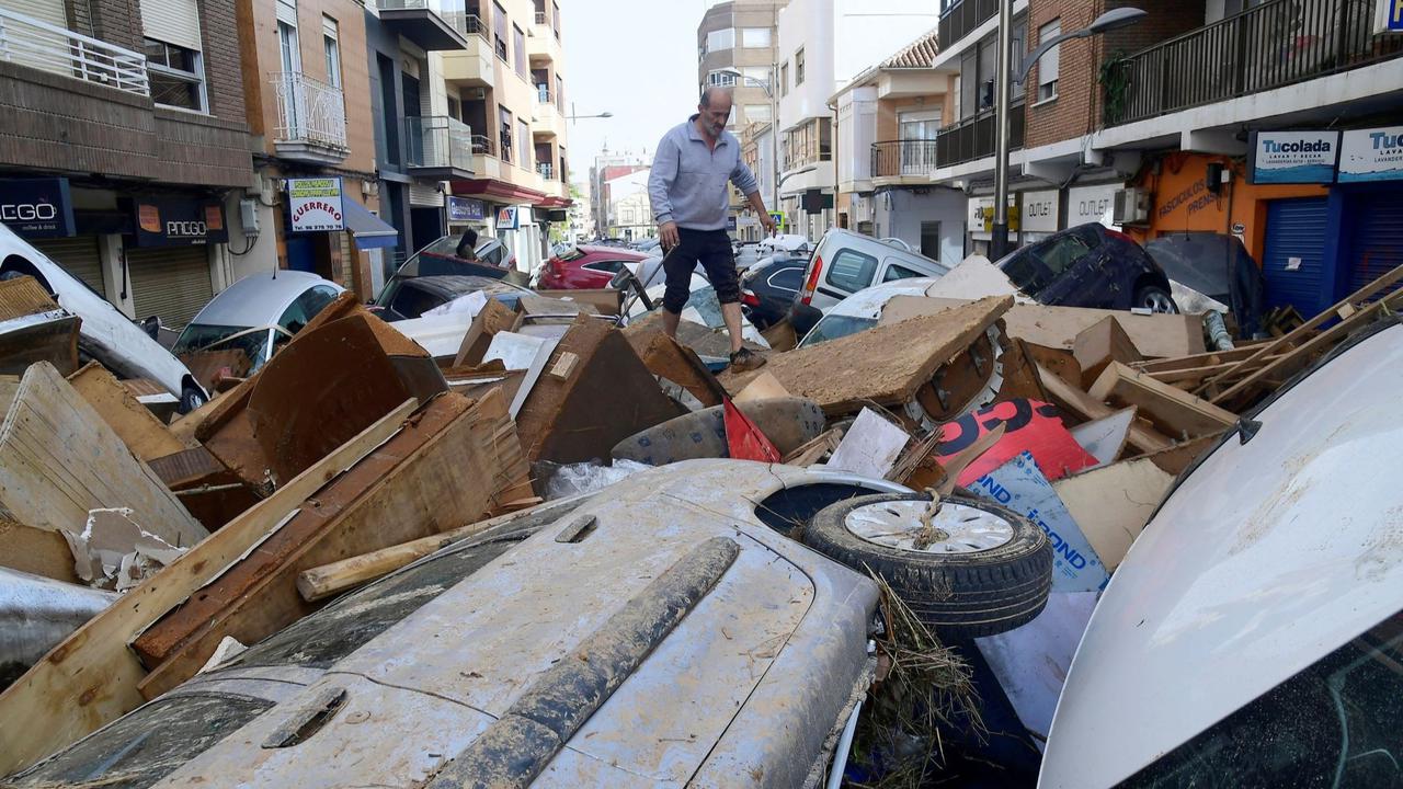 Banjir parah di Valencia