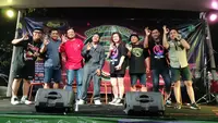 Obin the Flops merayakannya di Thamrin 10 Food & Creative Park, Jakarta Pusat.