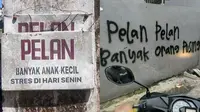9 Potret Imbauan Pelan-Pelan di Jalan Ini Bikin Geleng Kepala, Unik Banget