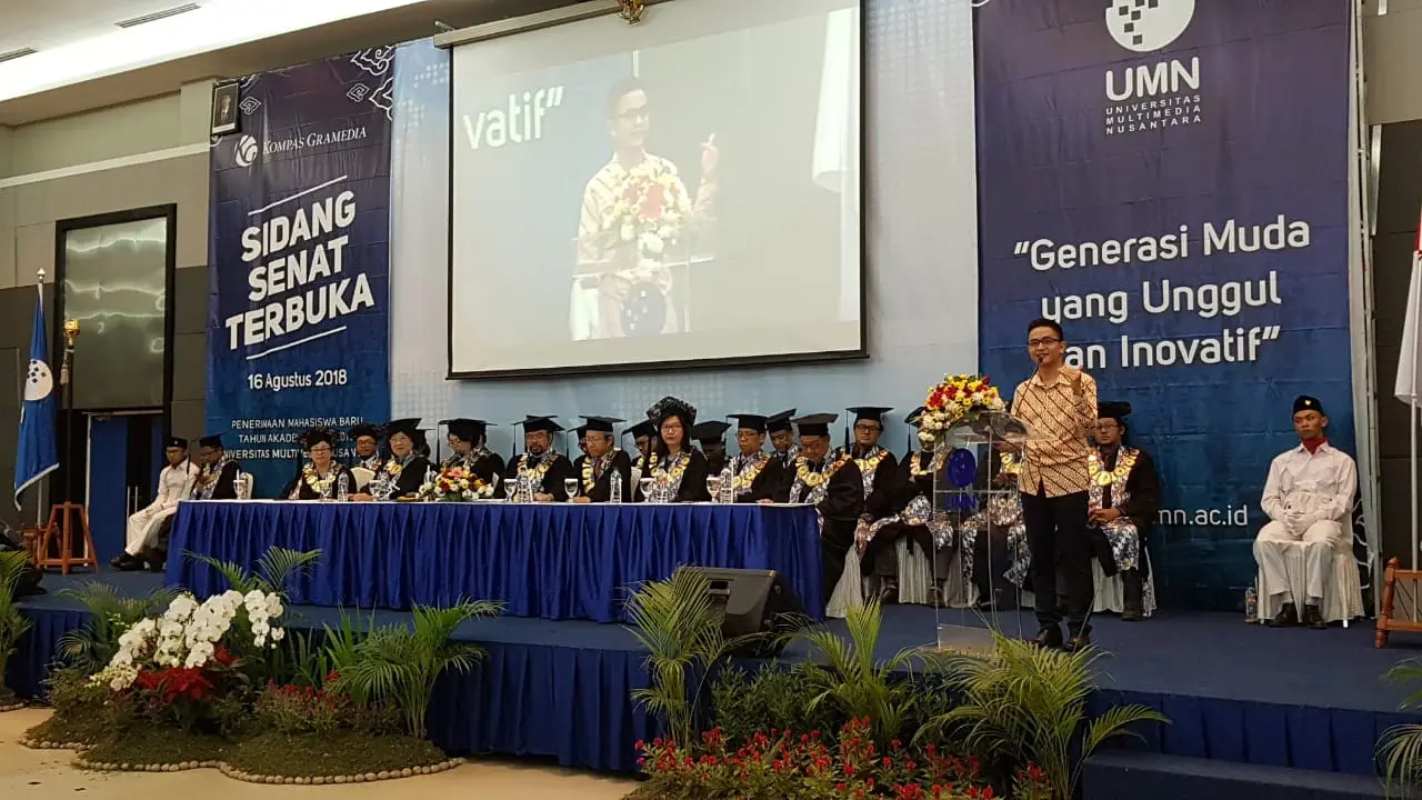 Kuliah Perdana, UMN Insiprasi Mahasiswa Untuk Jadi Generasi Unggul dan Inovatif