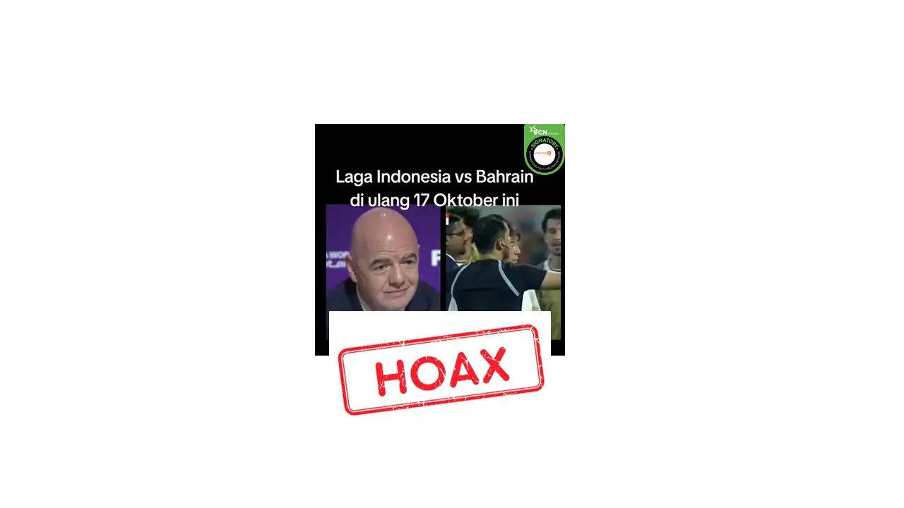 Cek fakta laga Timnas Indonesia Vs Bahrain diulang