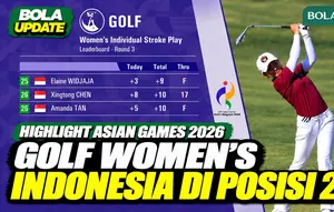 Highlight Golf Putri Indonesia di Asian Games 2026, Elaine Widjaja Finis Posisi 25