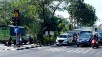 CCTV yang berfungsi untuk pemantauan (surveillance) berjumlah 612 yang tersebar di beberapa titik lalu lintas dan objek vital di Surabaya (Foto:Liputan6.com/Dian Kurniawan)