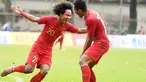 Penyerang Timnas Indonesia U-18, Bagus Kahfi, mendapatkan kesempatan berlatih bersama tim senior. (dok. PSSI)