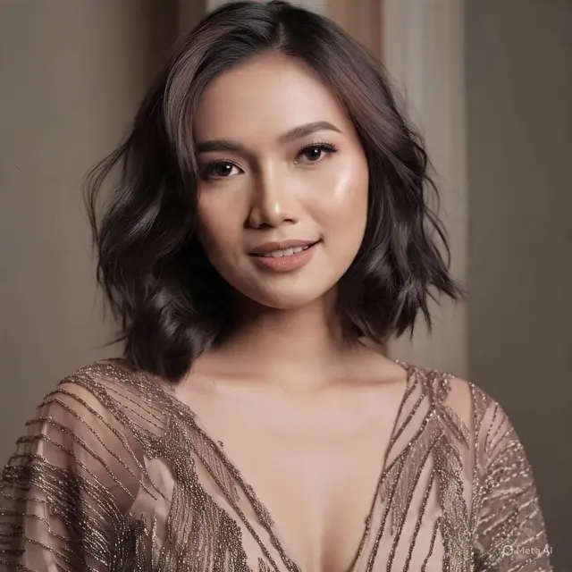 Model Rambut Sebahu untuk Rambut Tebal