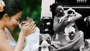 Potret Ariel Tatum Gelar Pesta Ultah Untuk Kucing Kesayangan, Dapat Banyak Kado!