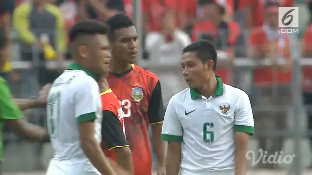 Padahal Evan Dimas saat itu jadi korban pelanggaran pemain belakang Timor Leste.