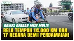 Miguel Masaisai memulai perjalanan sepeda 14.000 km dari Goma ke Rabat untuk kampanye perdamaian Afrika, melintasi 17 negara, terinspirasi konflik di kampung halamannya dan dukungan masyarakat.
