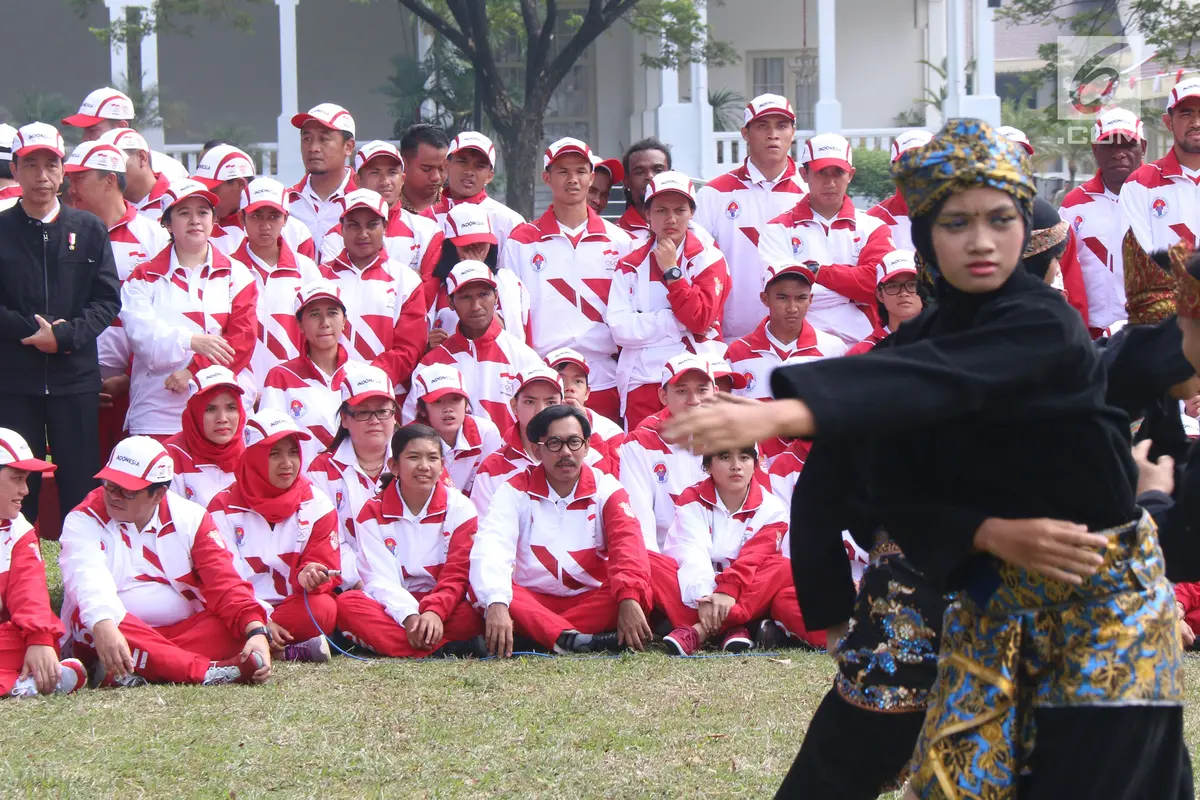 Presiden Jokowi Lepas Kontingen Indonesia ke SEA Games 2017