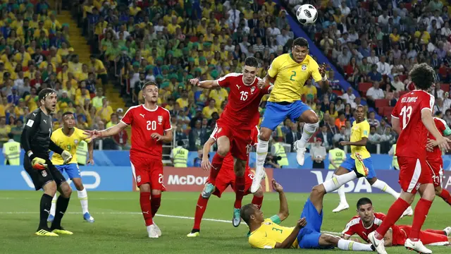 Brasil, Serbia, Piala Dunia 2018