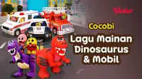 Animasi Cocobi Lagu Mainan Dinosaurus & Mobil (Dok. Vidio)