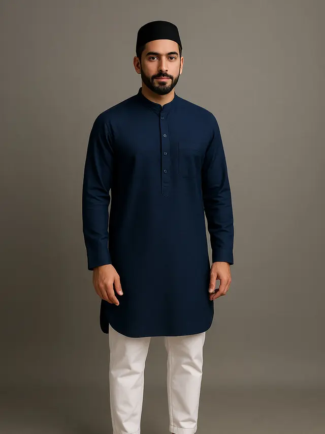 7 Padu Padan Baju Kurta Pria untuk Acara Maulid Nabi 2025, Simpel tapi Tetap Stylish