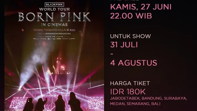 born pink film konser blackpink