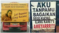 6 Tulisan Lucu Bahasa Jawa di Truk Ini Bikin Senyam-Senyum