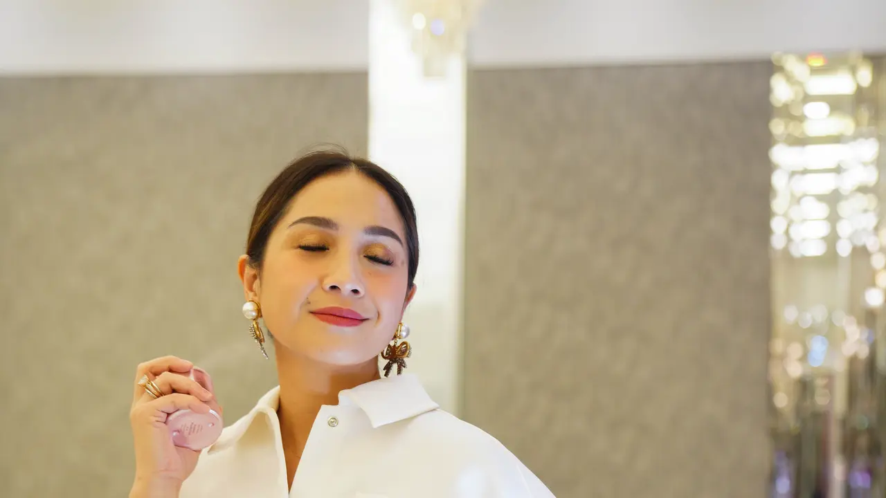 Nagita Slavina Andalkan Parfum Rp900ribuan untuk Tampil Menawan di Hari Lebaran
