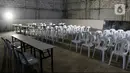 Kondisi media center dari Stadion Rizal Memorial di Manila, Filipina, Senin (25/11/2019). Meski akan digunakan untuk ajang SEA Games 2019, kondisi ruangannya sangat memprihatinkan. (Bola.com/M Iqbal Ichsan)