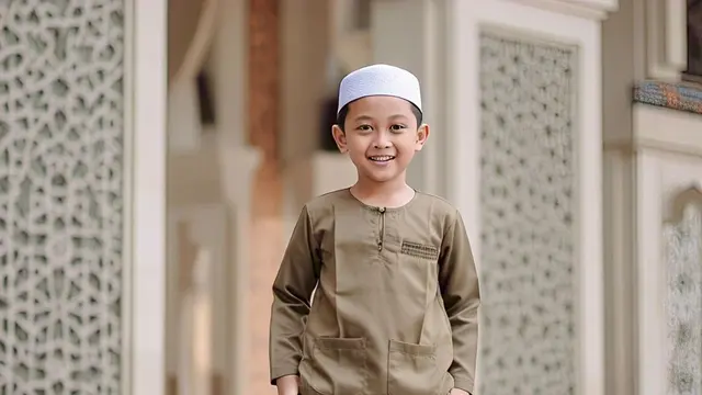 Model Baju Koko Modern untuk Anak Laki-laki/Via Meta AI