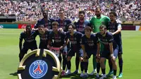 Paris Saint-Germain (PSG) jelang pertandingn pertamanya di Piala Dunia Antarklub 2025 menghadapi Atletico Madrid di Rose Bowl Stadium, Senin (16/6/2025) dini hari WIB. (Stu Forster / GETTY IMAGES NORTH AMERICA / Getty Images via AFP)