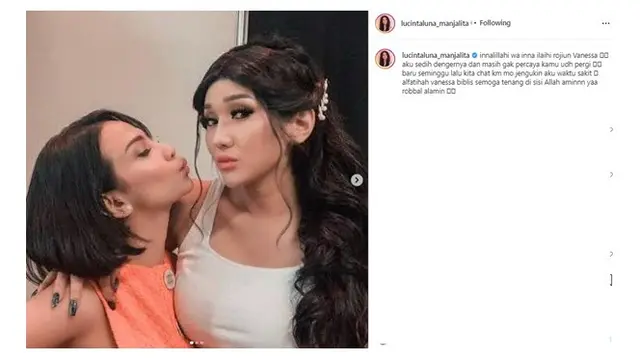 Vanessa Angle dan Suami Tewas Akibat Kecelakaan, Ini 10 Ucapan Duka Para Seleb