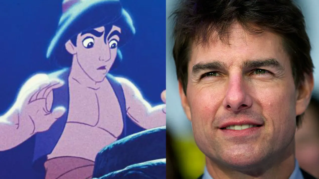 Aladdin and Tom Cruise (AP/AFP)