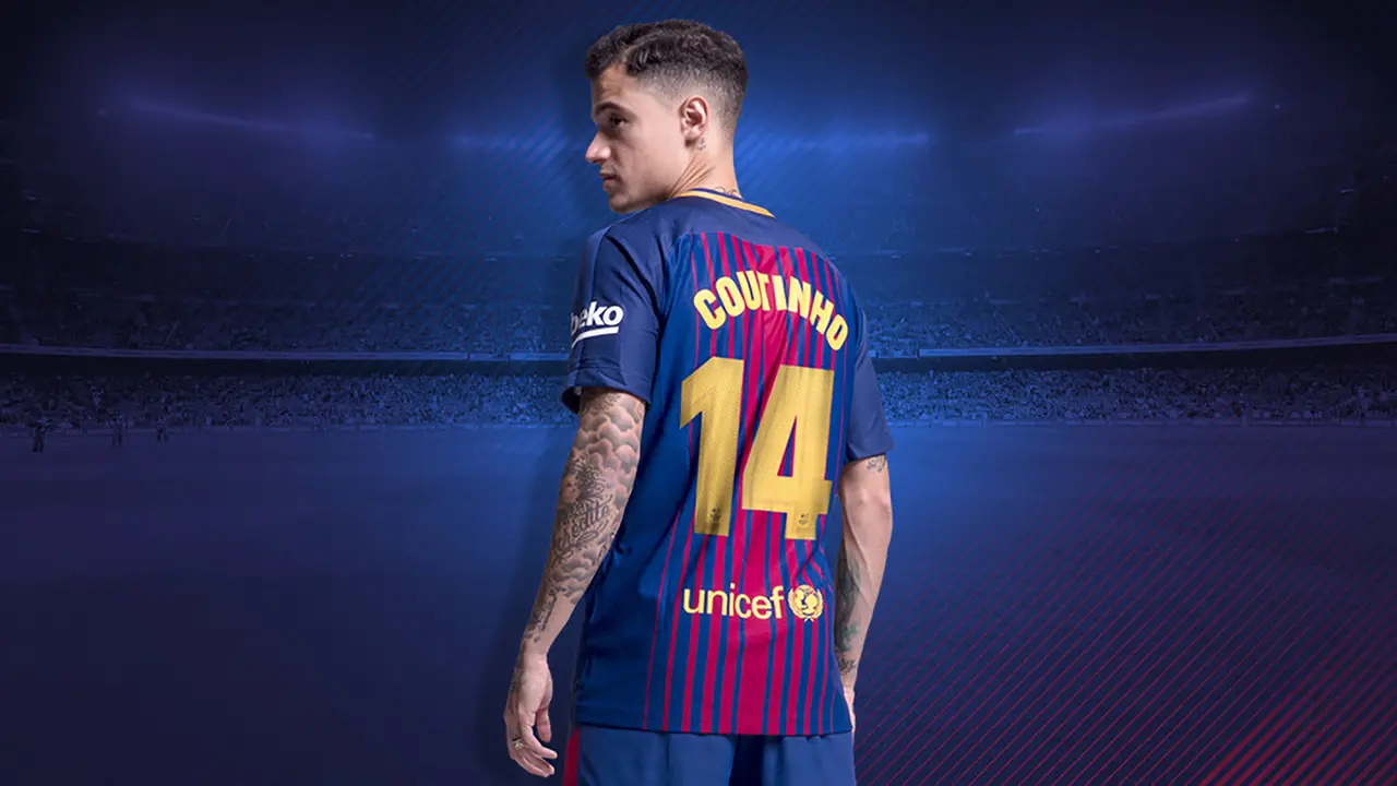 Barcelona, Jersey Nomor 14