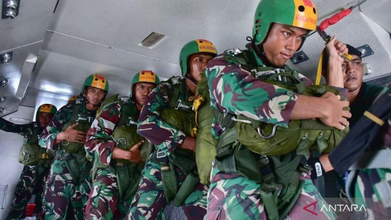 Puspenerbal Kerahkan Pesawat Casa Dukung Latihan Terjun Marinir, Asah Kemampuan Tempur Prajurit
