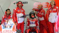 Bos Ducati, Gigi Dall'Igna, mengaku belum bisa memahami sepenuhnya kebutuhan Jorge Lorenzo. (EPA/EDDY LEMAISTRE)