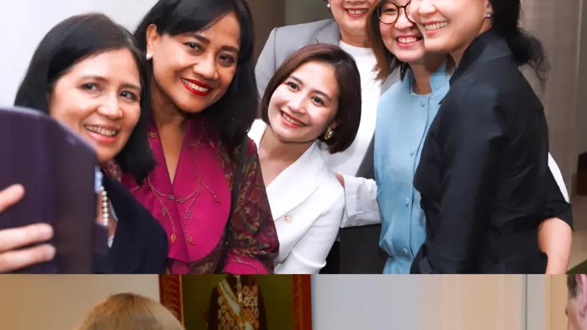 Aura Lady Boss Prilly Latuconsina Saat Diskusi Bersama Kedubes Prancis, Elegan dengan Bob Pendek dan Birkin Ikonis