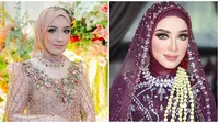 Detail Makeup Amira Karaman Istri Reza Zakarya. (Sumber: Instagram/meyniacoomua/amira_krmn)