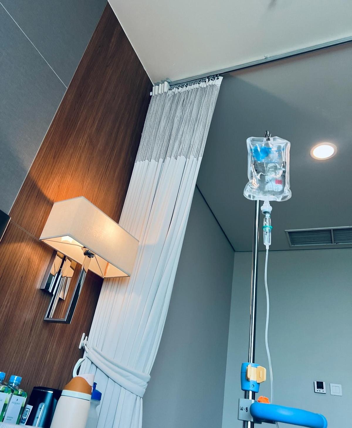 Ricky Harun saat Dirawat di Rumah Sakit