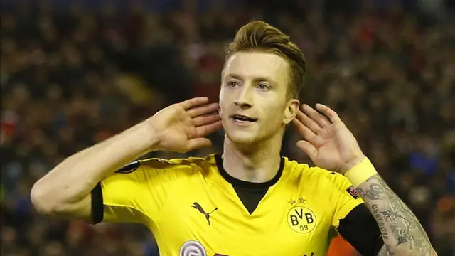 Marco Reus gagal membawa Borussia Dortmund mematahkan dominasi Bayern Munchen dalam empat musim terakhir. (www.squawka.com)
